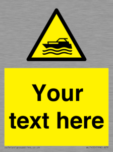 Custom Warning motorised watercraft